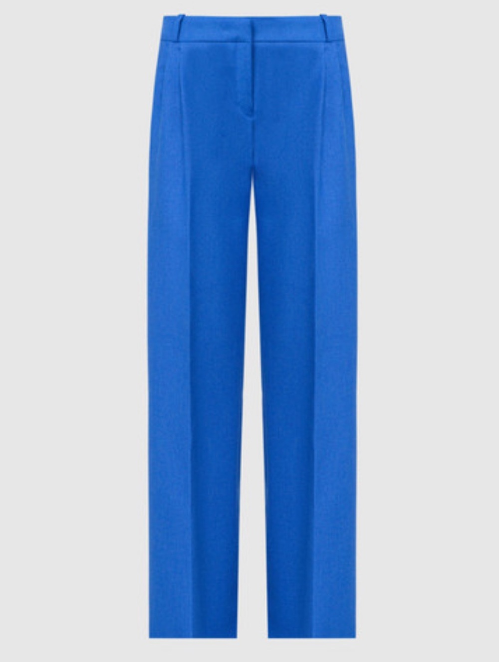 NWT Valentino Pleated wool straight-leg pants in a blue